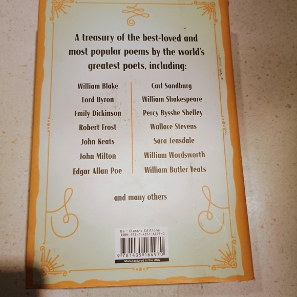 A Treasury of Favorite Poems Book - Picture 3 of 5